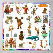 Dingaling Bros Circus acts Poster (Vorne)