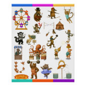 Dingaling Bros Circus acts Poster (Vorderseite)