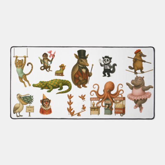 Dingaling Bros Circus acts Schreibtischunterlage (Vorderseite)