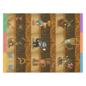 Dingaling Bros Circus acts Tablecloth Tischdecke (Vorderseite (Horizontal))