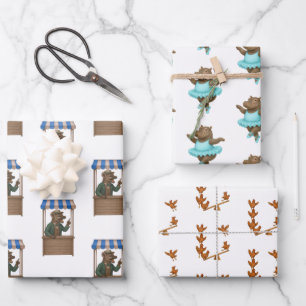 Dingaling Bros Circus-Auftritte Geschenkpapier Set