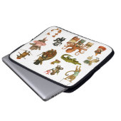 Dingaling Bros Circus Darbietungen Laptopschutzhülle (Vorne Knopf)