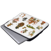 Dingaling Bros Circus Darbietungen Laptopschutzhülle (Vorne Knopf)