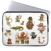 Dingaling Bros Circus Darbietungen Laptopschutzhülle (Vorderseite)