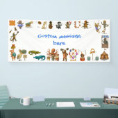 Dingaling Bros Zirkusauftritte Banner (Messe)