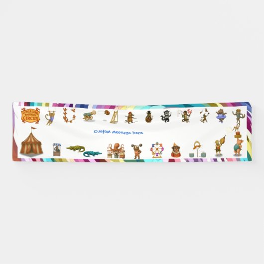 Dingaling Bros Zirkusauftritte Banner (Horizontal)