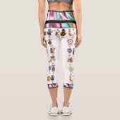 Dingaling Bros Zirkusauftritte Capri Leggings (Rückseite)