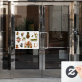Dingaling Bros Zirkusauftritte Fensteraufkleber (Büro Tür)