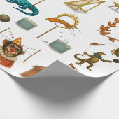 Dingaling Bros Zirkusauftritte Geschenkpapier (Ecke)