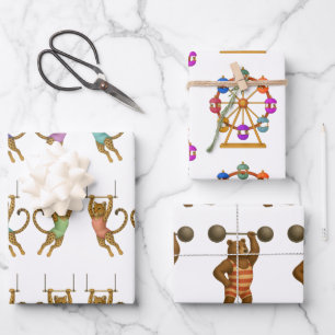 Dingaling Bros Zirkusauftritte Geschenkpapier Set