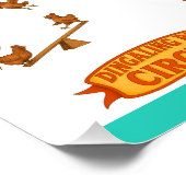 Dingaling Bros Zirkusauftritte Poster (Ecke)