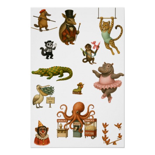 Dingaling Bros Zirkusauftritte Poster (Vorderseite)