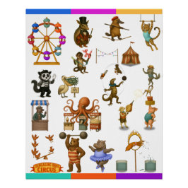 Dingaling Bros Zirkusauftritte Poster