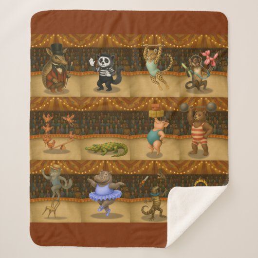 Dingaling Bros Zirkusauftritte Sherpadecke (Vorderseite)