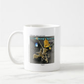 Dingbat Funny Cartoon gibt T-Shirts & Sammlerstück Kaffeetasse (Links)