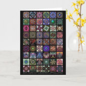 Dingbat Quilt Karte (Gelbe Blume)