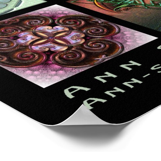 Dingbat Quilt Poster (Ecke)