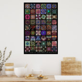 Dingbat Quilt Poster (Küche)