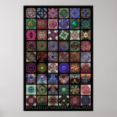 Dingbat Quilt Poster (Vorne)