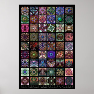 Dingbat Quilt Poster