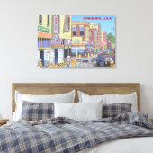 Dingburg, USA Leinwanddruck (Insitu (Schlafzimmer))