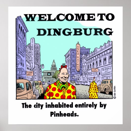 Dingburger Poster Nr. 1 (Vorne)