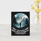 Dinge, auf denen ich beim Wandern reiten kann Karte (Gelbe Blume)