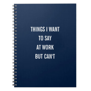 Dinge, die ich bei der Arbeit Gewollt habe, aber n Notizblock