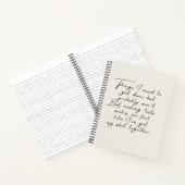 Dinge, die ich erledigen muss, aber wahrscheinlich notizblock (Innenseite)