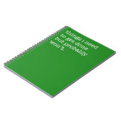 Dinge, die ich erledigen muss, aber werden nicht l notizblock (Linke Seite)