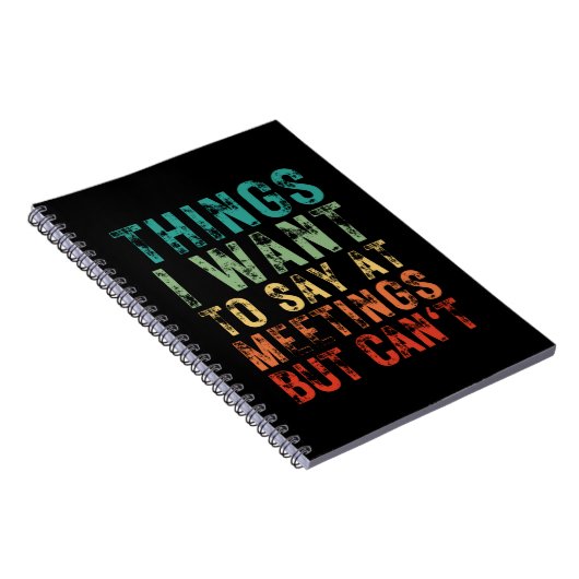 Dinge, die ich Gewollt habe, auf Sitzungen zu sage Notizblock (Rechte Seite)