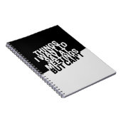 Dinge, die ich Gewollt habe, auf Sitzungen zu sage Notizblock (Rechte Seite)