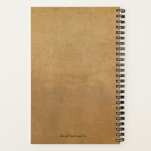 Dinge, die ich in Meetings gewollt habe, aber nich Notizblock (Rückseite)