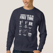 Dinge, die ich in meinem Freizeit Bowhunting Arche Sweatshirt (Vorderseite)