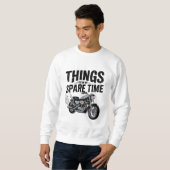 Dinge, die ich in meinem Freizeit Motorrad-Reiter- Sweatshirt (Vorne ganz)