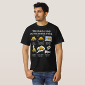 Dinge, die ich in meinem Freizeit-Traktor mache T-Shirt (Vorne ganz)
