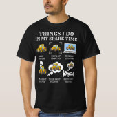 Dinge, die ich in meinem Freizeit-Traktor mache T-Shirt (Vorderseite)