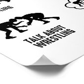 Dinge, die ich in meinem Freizeit Wrestling tue Poster (Ecke)