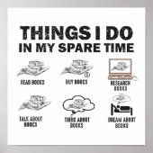 Dinge, die ich in meinen Zeitbüchern mache Poster (Vorne)