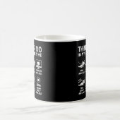 Dinge, die ich in meiner Freizeit als Axolotl-Hobb Kaffeetasse (Mittel)