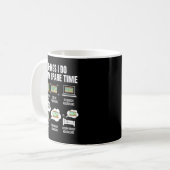 Dinge, die ich in meiner Freizeit Aquarium tun Kaffeetasse (Vorderseite Links)