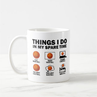 Dinge, die ich in meiner Freizeit Basketball tun Kaffeetasse