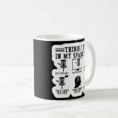 Dinge, die ich in meiner Freizeit Frisbee Sport Di Kaffeetasse (VorderseiteRechts)