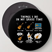 Dinge, die ich in meiner Freizeit Gitarre mache Button (Vorne & Hinten)