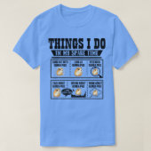 Dinge, die ich in meiner Freizeit Guinea Pig Cavy  T-Shirt (Design vorne)