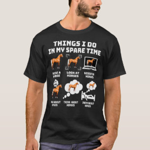 Dinge, die ich in meiner Freizeit-Hühnerrooster m T-Shirt