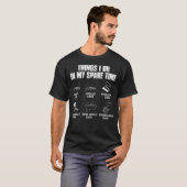 Dinge, die ich in meiner Freizeit lustige Auto-Typ T-Shirt (Vorne ganz)