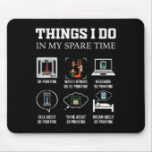 Dinge, die ich in meiner Freizeit mache 3D-Druck F Mousepad (Vorne)