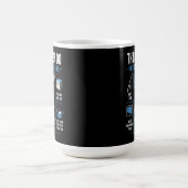 Dinge, die ich in meiner Freizeit mache Angeln Kaffeetasse (Mittel)