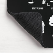 Dinge, die ich in meiner Freizeit mache, Angeln No Mousepad (Ecke)